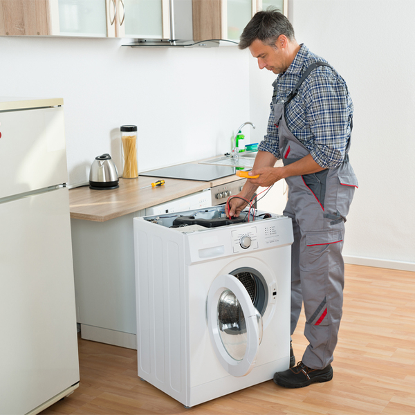 can you walk me through the steps of troubleshooting my washer issue in Bethel MI